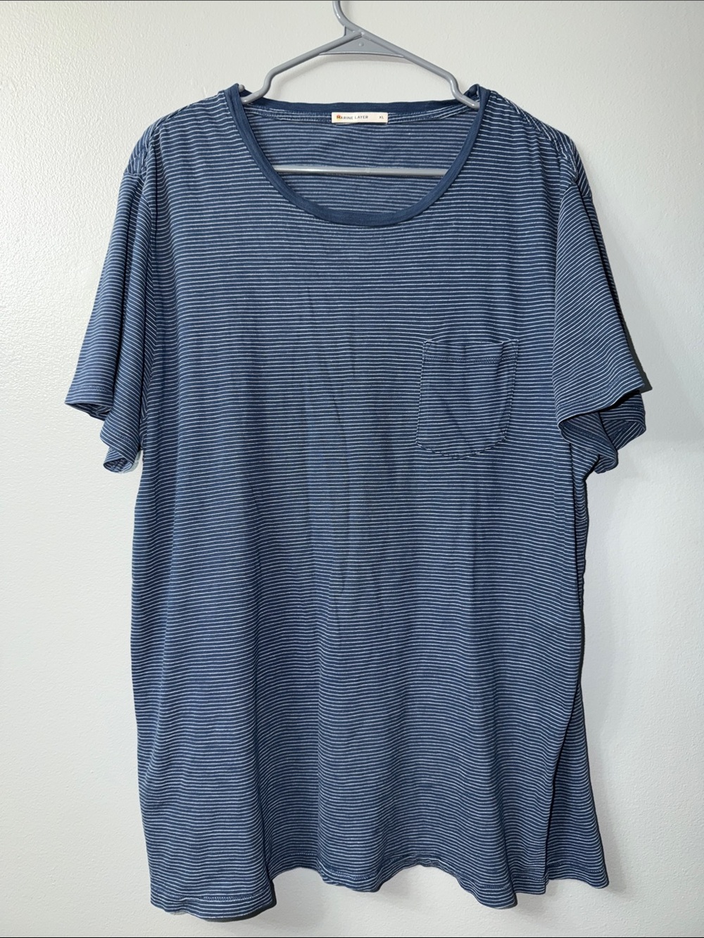 Marine Layer men’s XL Navy Striped Tee